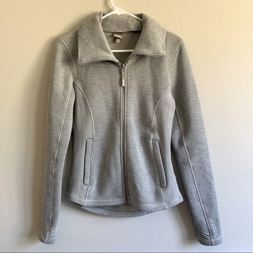 Bench. Gray Zip Up Jacket